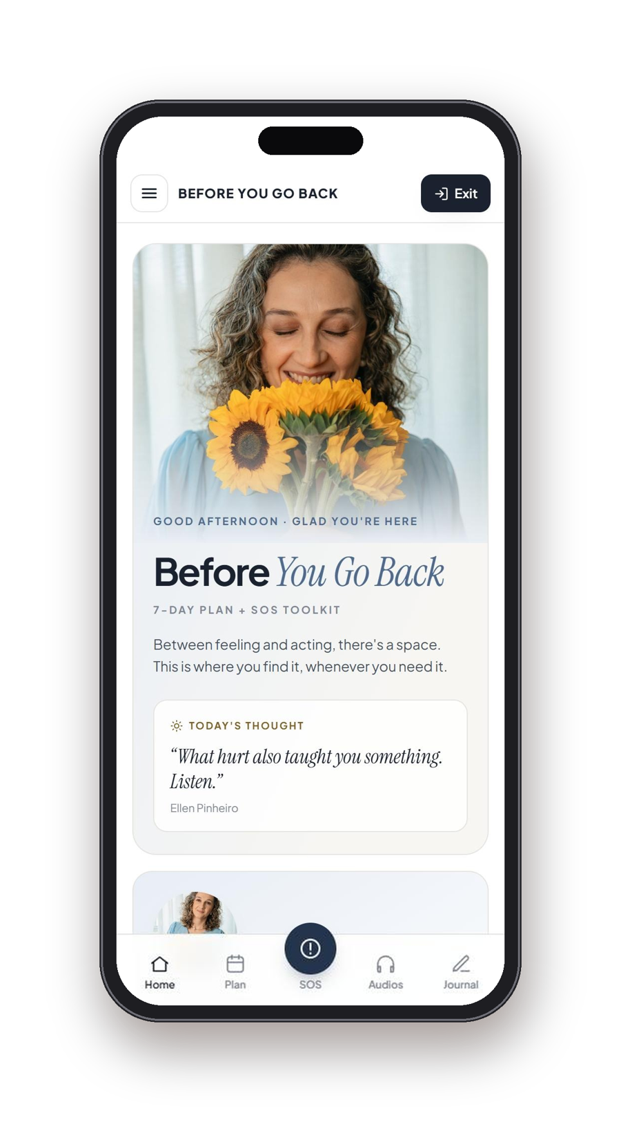 Before You Go Back: A 7-Day Plan and SOS Toolkit for the Moment You Want to Reach Out