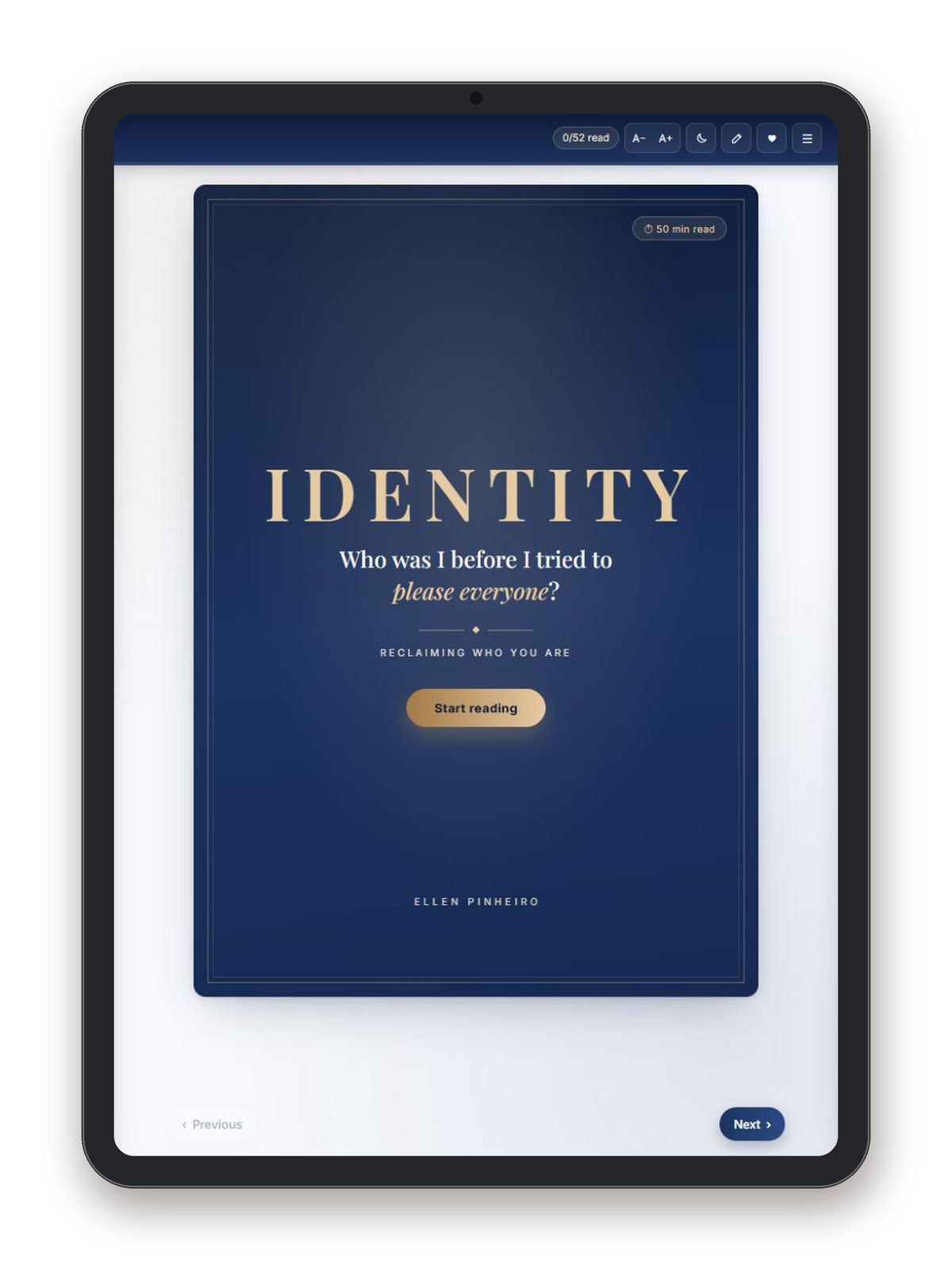Identity: Who Was I Before I Tried to Please Everyone? (Interactive eBook)